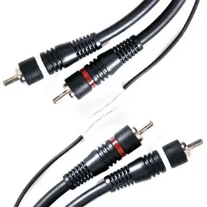 Adaptor prelungire RCA mama la RCA mama metalic