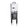 Cablu audio balansat Jack Stereo 6.35 mm tata - 6.35 mm tata 1.5m gri Nedis - imagine 3