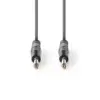 Cablu audio Jack Mono 6.35 mm tata - Jack Mono 6.3 mm tata 1.5m Nedis - imagine 2