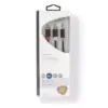Cablu audio JACK stereo 3.5 mm tata - 2x RCA tata 5m antracit Nedis - imagine 3