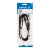 Cablu audio Jack Stereo 3.5 mm tata - Jack Stereo 3.5 mm tata negru 2m Valueline - imagine 2