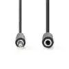 Cablu audio Jack Stereo cu control volum Nedis 3.5mm tata - 3.5mm mama 1m negru CAGL22090BK10 - imagine 2