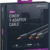 Cablu audio Profesional Jack 3.5 mm - 2x RCA 15m 50ohm OFC cupru dublu ecaranat fara oxigen AWG23 Clicktronic 70473 - imagine 7