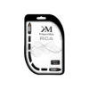 Cablu audio RCA 1m Profesional Kruger&Matz - imagine 2