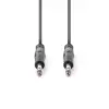 Cablu audio stereo 6.35 mm tata - 6.35 mm tata 3m gri NEDIS - imagine 2