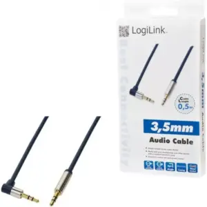 Cablu audio STEREO 2x RCA 0.2m tata-tata dublu ecranat OFC Goobay