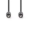 Cablu Audio Stereo Jack 3.5 mm tata - 3.5 mm tata 0.5m Nedis - imagine 2