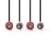 Cablu Audio Stereo Nedis 2x RCA tata - 2x RCA tata 1.5m - imagine 2