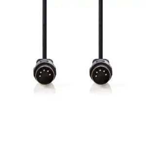 Cablu audio stereo Nedis DIN 5 pini tata - DIN 5 pini tata 3m