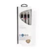 Cablu audio stereo Nedis Jack 3.5 mm tata - 2x RCA tata 10m - imagine 3