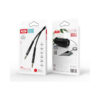 Cablu audio stereo SLIM 1m 3.5 mm Jack - 3.5 mm Jack negru XO-NB-R175A - imagine 2