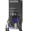 Cablu audio Stereo XLR 3-Pini mama - 2x RCA tata 3m gri Sweex - imagine 2