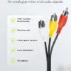 Cablu audio-video Goobay 3x RCA - 3x RCA 1.5m 50380 - imagine 4