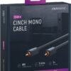 Cablu audio-video Profesional 1x RCA tata-tata 10m 75ohm OFC cupru dublu ecaranat AWG24 aurit Clicktronic 70449 - imagine 7