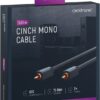 Cablu audio-video Profesional 1x RCA tata-tata 5m 75ohm OFC cupru dublu ecaranat AWG24 aurit Clicktronic 70447 - imagine 7