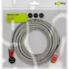 Cablu CAT6 patch UTP gri 10m CCA Goobay - imagine 2