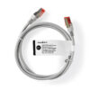 Cablu CAT6 SFTP 5m RJ45 8P8C tata - RJ45 8P8C tata gri Nedis CCGT85221GY50 - imagine 3