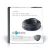 Cablu coaxial de securitate BNC + DC 2.1x5.5mm CCTV RG59 10m conectori preasamblati Nedis CCTVCA10BK100 - imagine 3