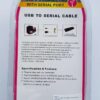 Cablu convertor USB la DB9 serial RS232 Windows Vista 7 10 1.5m - imagine 2