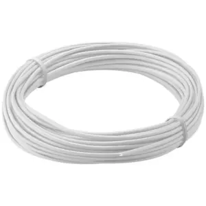 Cablu cupru multifilar izolat 10m alb 1x0.14mm Goobay