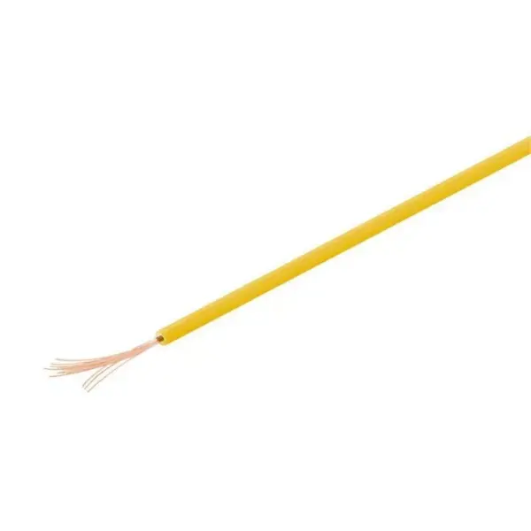 Cablu cupru multifilar izolat 10m galben 1x0.14mm Goobay - imagine 2