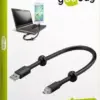 Cablu date micro USB Schwanenhals Goobay - imagine 3