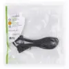 Cablu de alimentare Euro tata - 2 Pini IEC-320-C7 cotit 2m Nedis - imagine 3