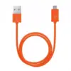 Cablu de date micro USB invelis material plastic diferite culori 1m Delight - imagine 3