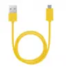 Cablu de date micro USB invelis material plastic diferite culori 1m Delight - imagine 6