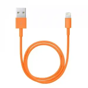 Cablu de date pentru iPhone 5 iPhone 6 invelis textil diferite culori 1m Delight
