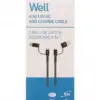 Cablu de date si incarcare 4in1 1m 3A Well negru - imagine 4