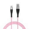 Cablu de date si incarcare iPhone lightning invelis siliconic 1m 2A Delight - imagine 5
