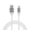 Cablu de date si incarcare iPhone lightning invelis siliconic 2m 2A Delight - imagine 5
