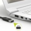 Cablu de date si incarcare USB type C 1m 3A gri/argintiu textil flexibil Goobay 49296 - imagine 5