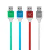 Cablu de date si incarcare USB Type C invelis siliconic 1m 2.1A Delight - imagine 2