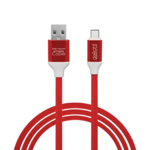 Cablu de date si incarcare USB Type C invelis siliconic 1m 2.1A Delight
