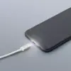 Cablu de date USB type C 1m argintiu cu iluminare LED rosu delight - imagine 2