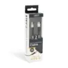 Cablu de date USC Type C - USB Type C alb 2m delight - imagine 3