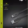 Cablu de incarcare si sincronizare USB 3.0 - USB TYPE C 3m 3A 15W negru Goobay - imagine 4