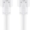 Cablu de incarcare si sincronizare USB type C 3.2 Gen1 tata-tata PD 60W 1m alb Goobay - imagine 2