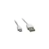 Cablu de incarcare USB Golf Diamond Micro USB alb 1m - imagine 2