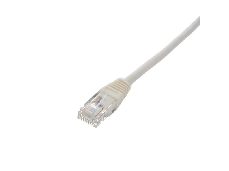 Cablu de retea alb UTP Cat5e patch cord RJ45-RJ45 0.25m Well UTP-0008-0.25WE-WL