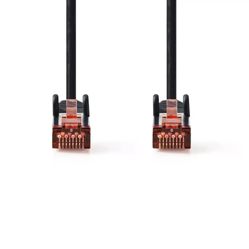 Cablu de retea Cat6 SFTP RJ45 tata - RJ45 tata 5m negru Nedis