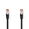 Cablu de retea Cat6 SFTP RJ45 tata - RJ45 tata 5m negru Nedis