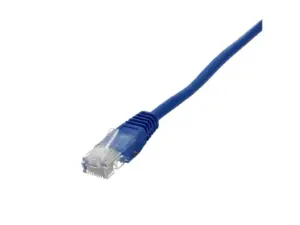 Cablu de retea UTP Well Cat5e patch cord 10m RJ45 albastru UTP-0008-10BE-WL