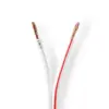 Cablu difuzor 2x 2.50mm CCA alb Nedis CAGW2500WT1000