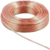Cablu difuzor cupru 2x2.5 mm transparent 10m OFC 99.9% oxygen-free copper Goobay 15130 - imagine 2