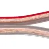 Cablu difuzor cupru 2x2.5 mm transparent 10m OFC 99.9% oxygen-free copper Goobay 15130