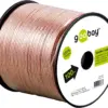Cablu difuzor transparent 2x0.5mm cupru OFC cupru fara oxigen Goobay 15121 - imagine 4
