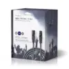 Cablu digital DMX 110 Ohm XLR 3 Pini tata - XLR 3 Pini mama 20m gri Nedis - imagine 3